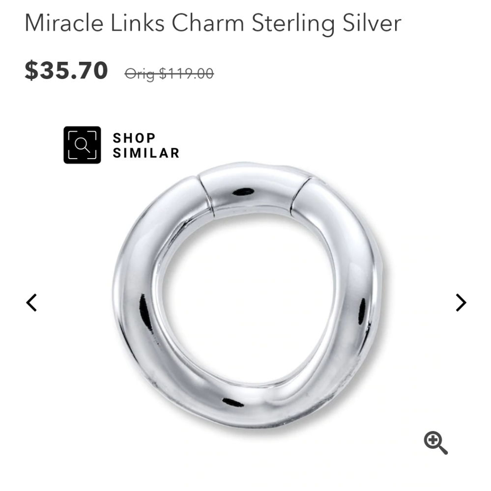 ISO miracle links charm